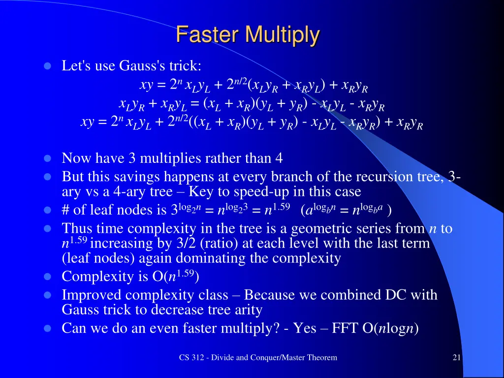 faster multiply