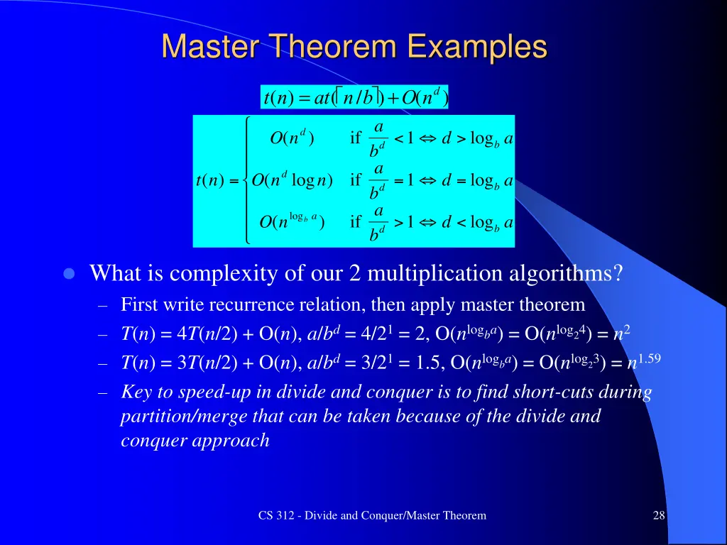 master theorem examples 4