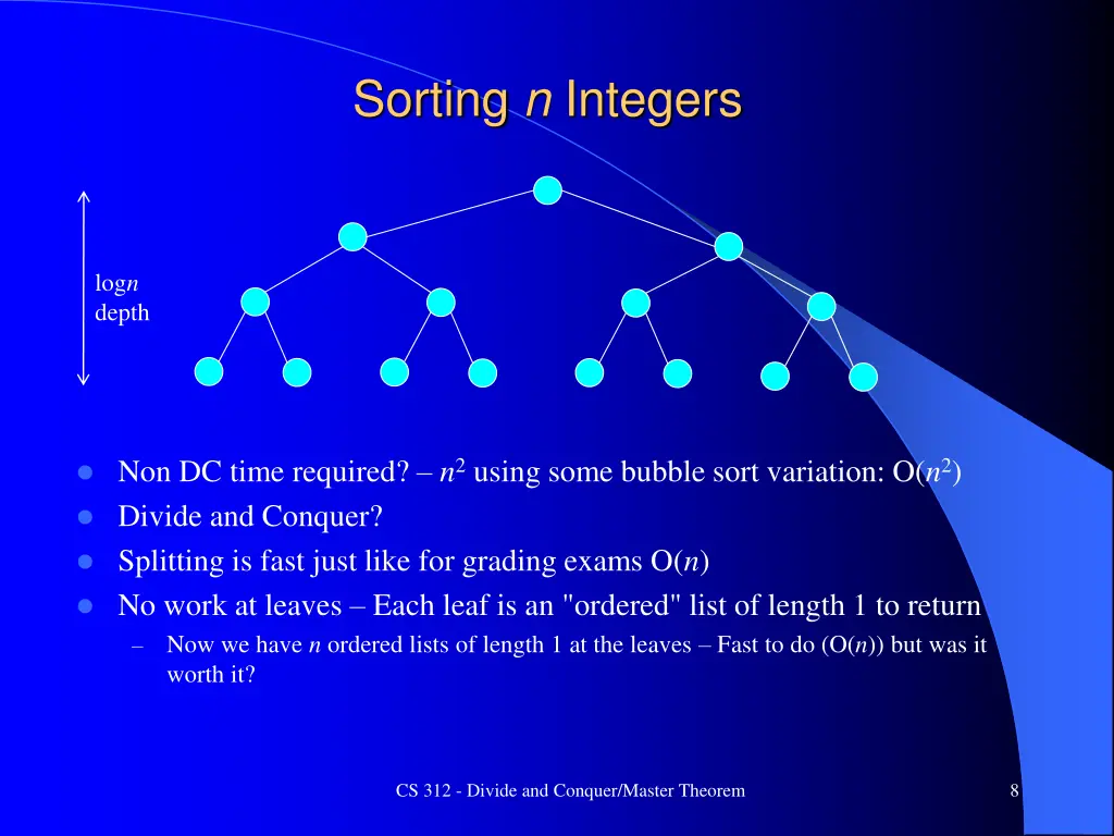 sorting n integers 1