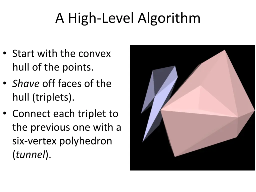 a high level algorithm 1