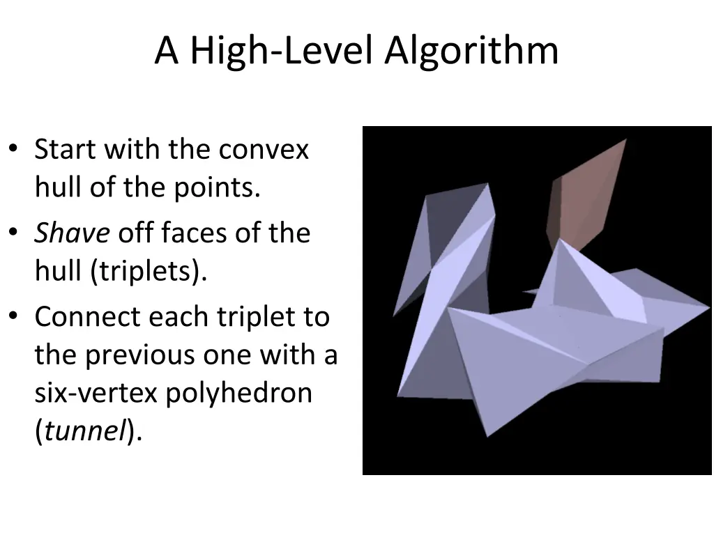 a high level algorithm 4