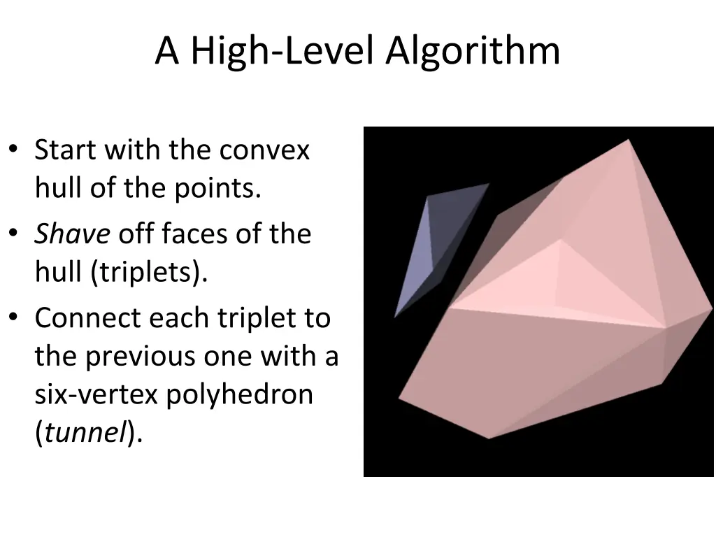 a high level algorithm