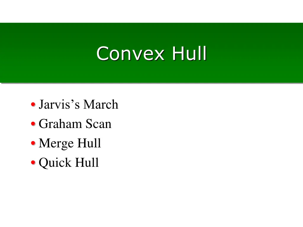 convex hull