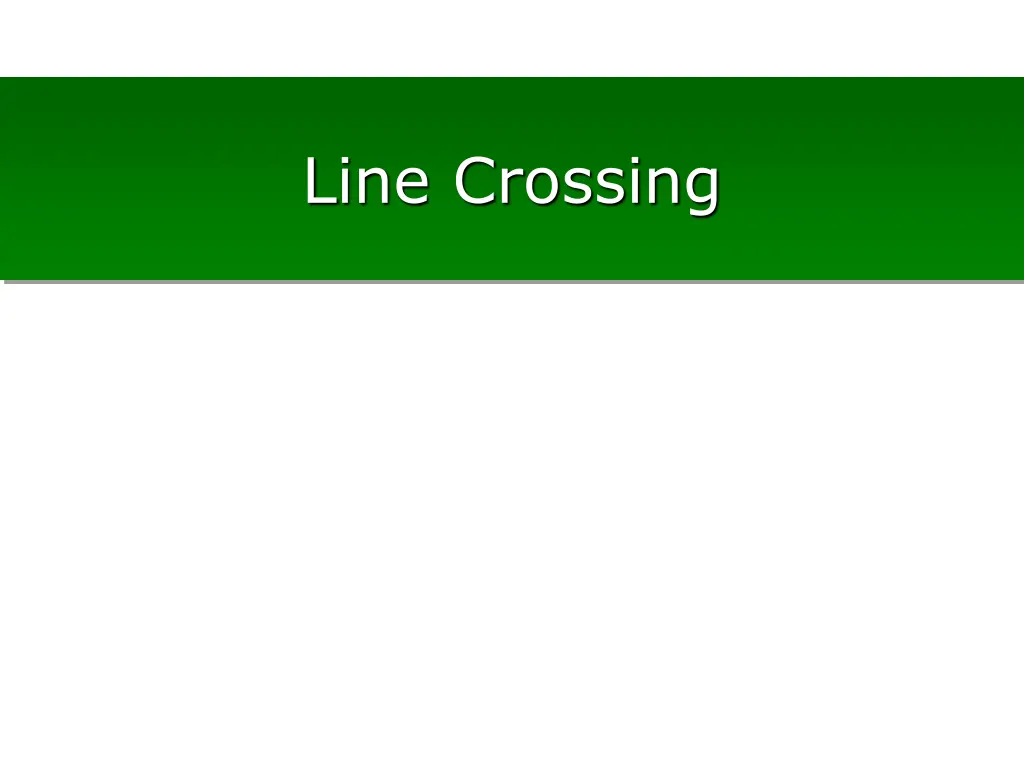 line crossing