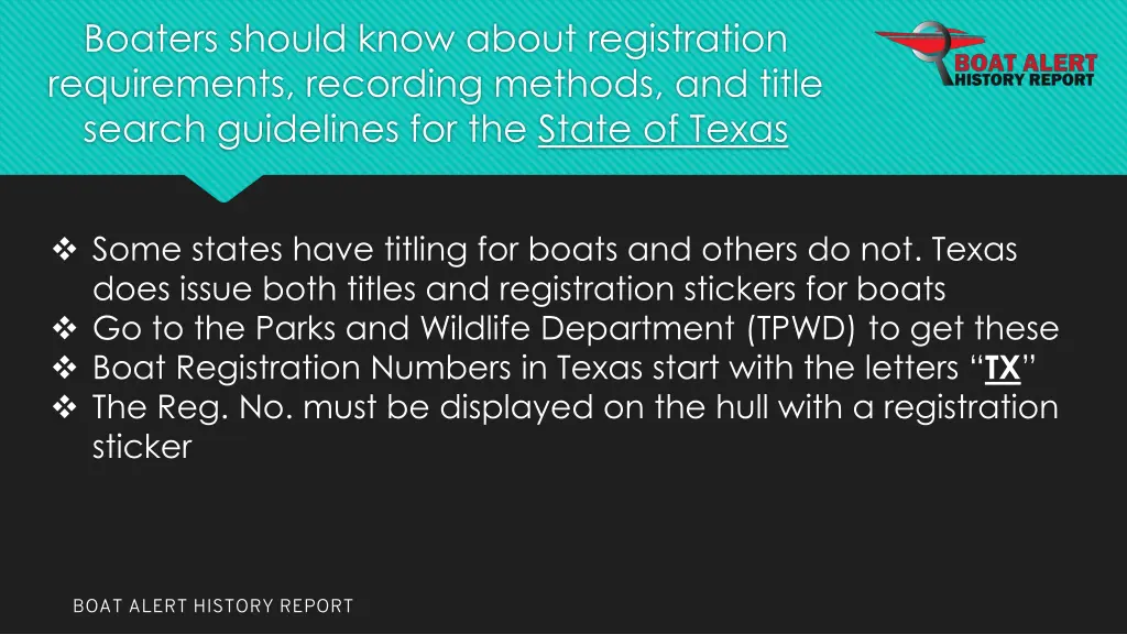 boaters should know about registration