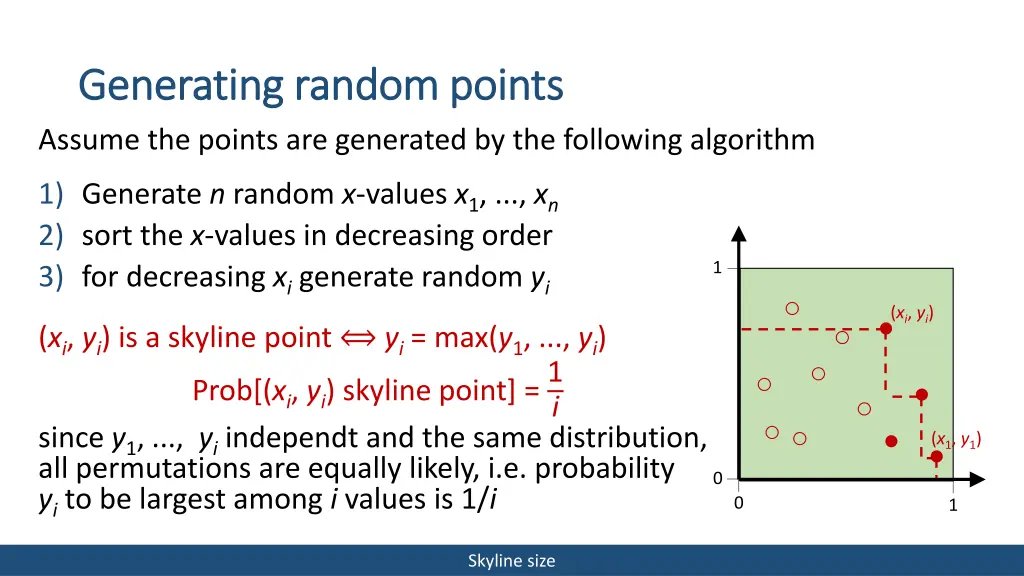 generating generating random assume the points