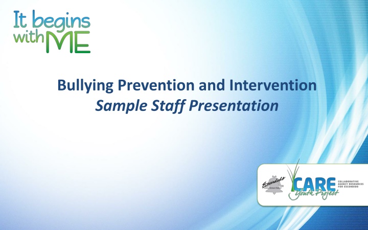 bullying prevention and intervention sample staff