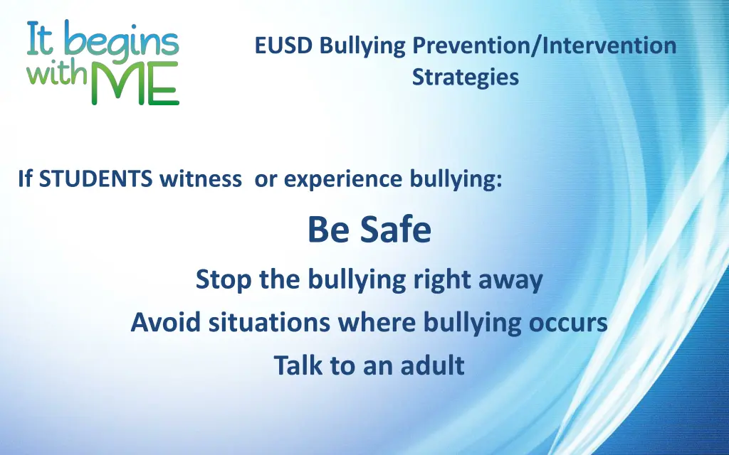 eusd bullying prevention intervention strategies 2