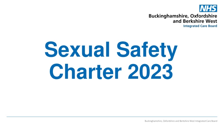 sexual safety charter 2023