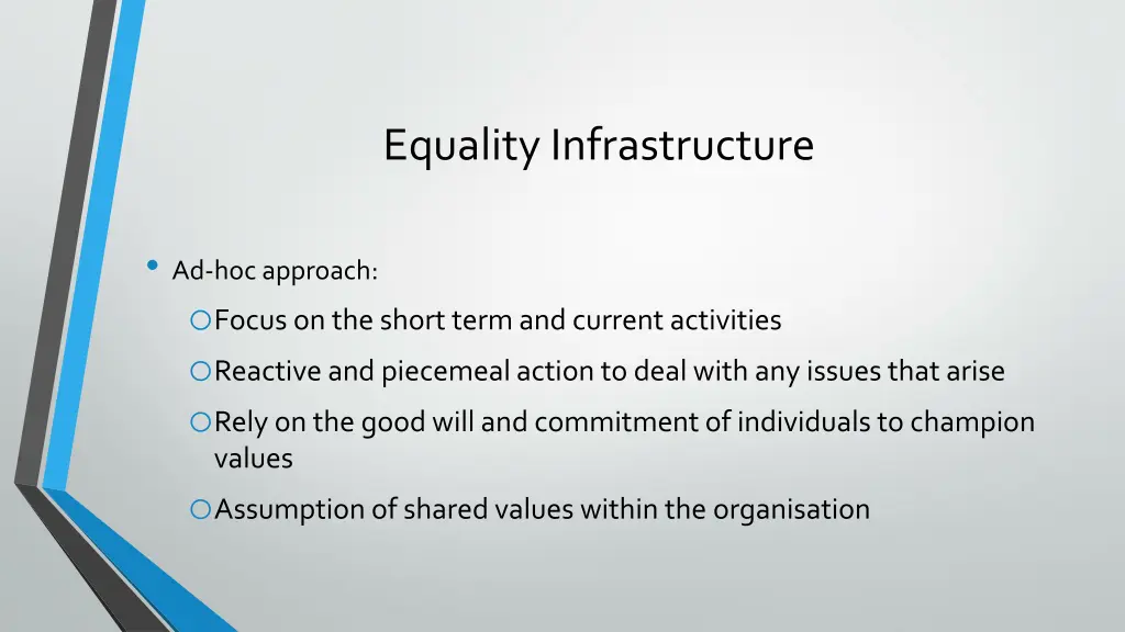 equality infrastructure 2