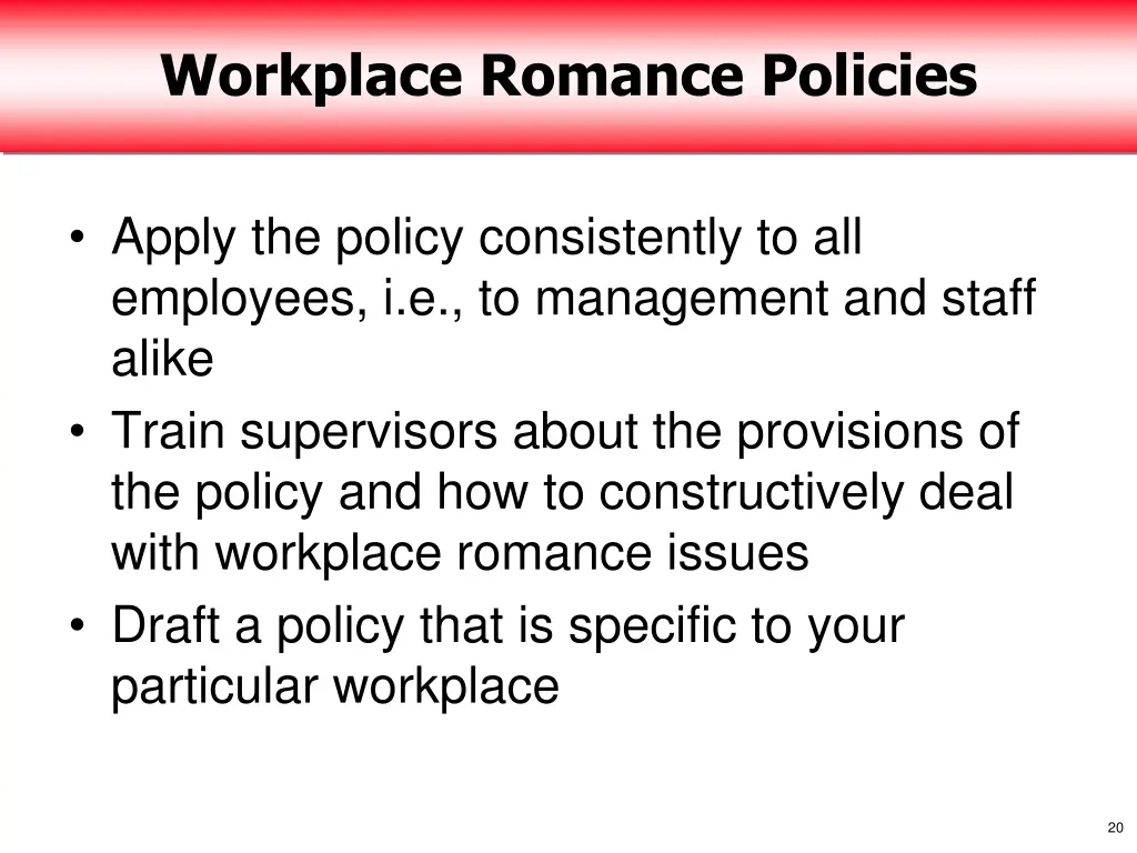 workplace romance policies 1