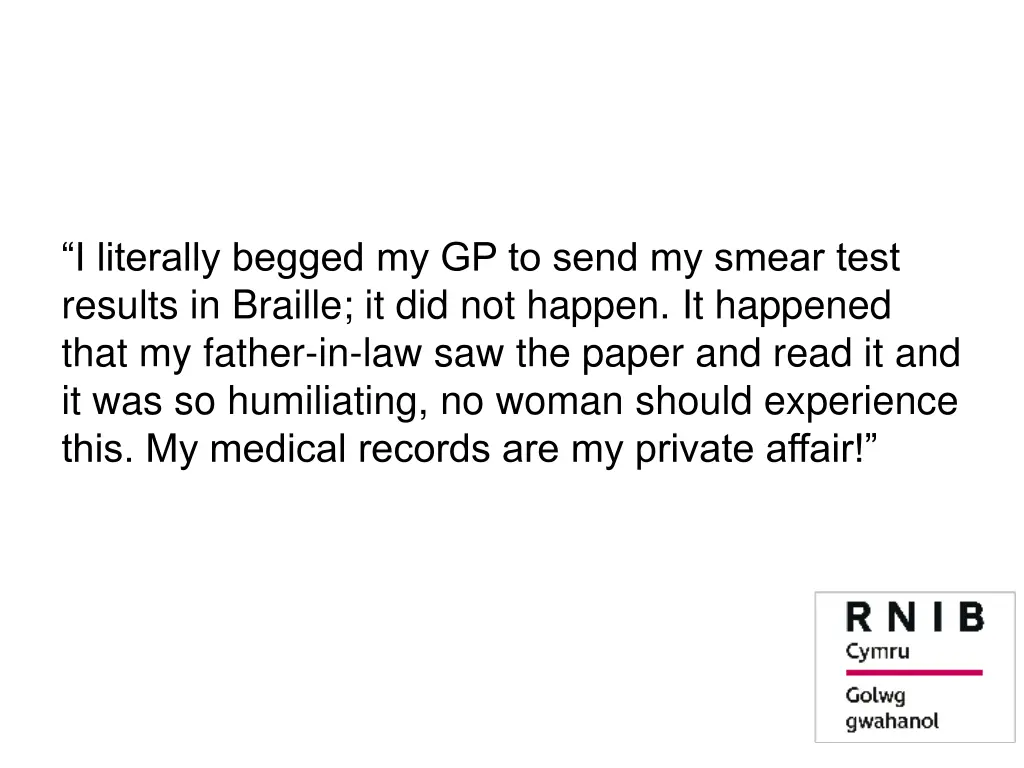 i literally begged my gp to send my smear test