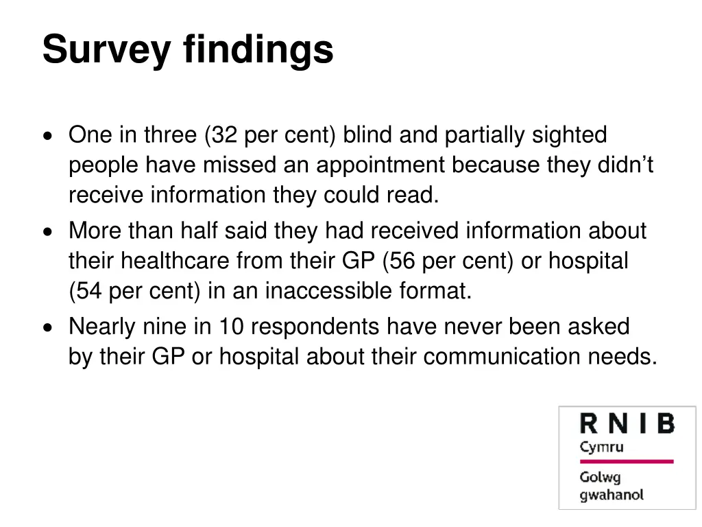 survey findings