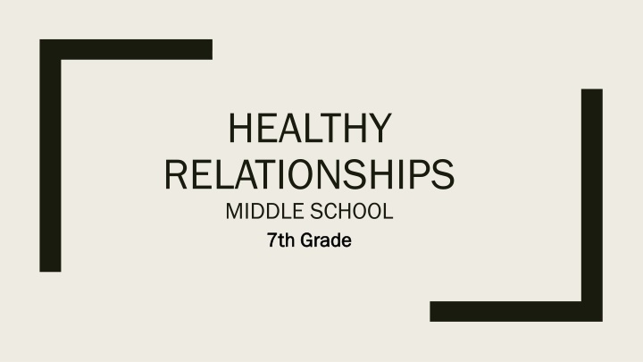 healthy relationships middle school 7th grade