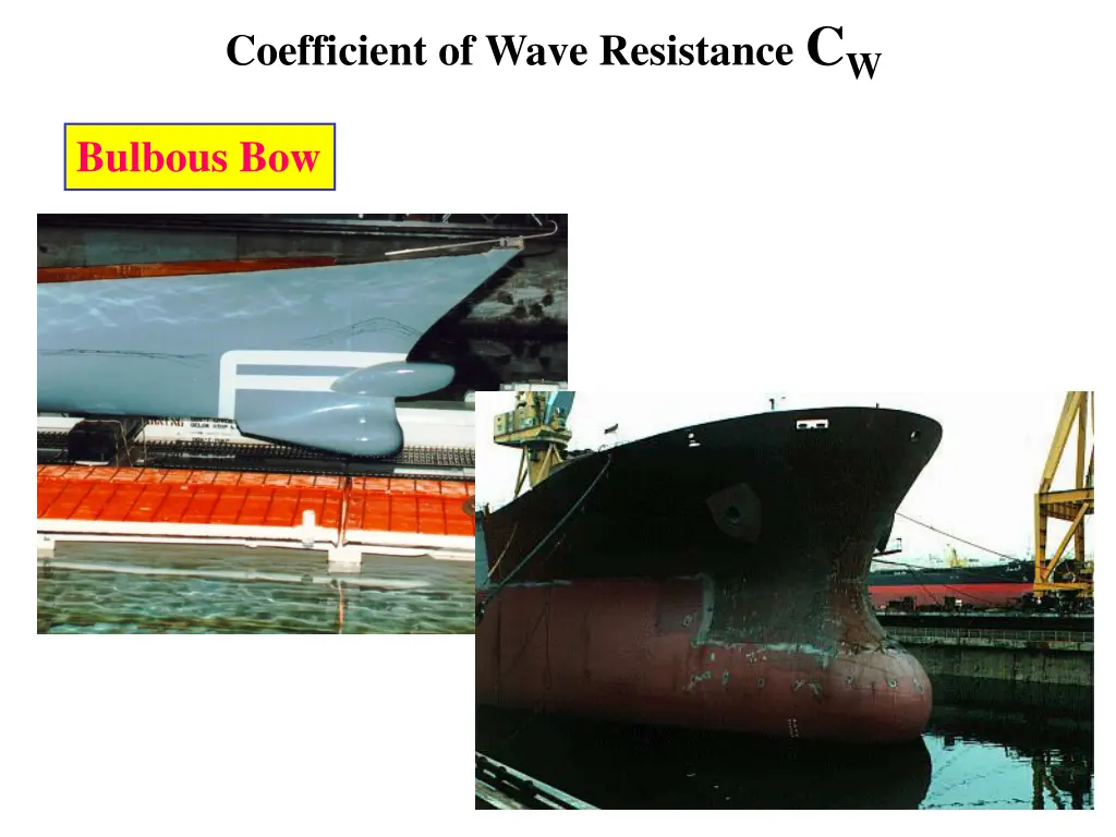 coefficient of wave resistance c w 10