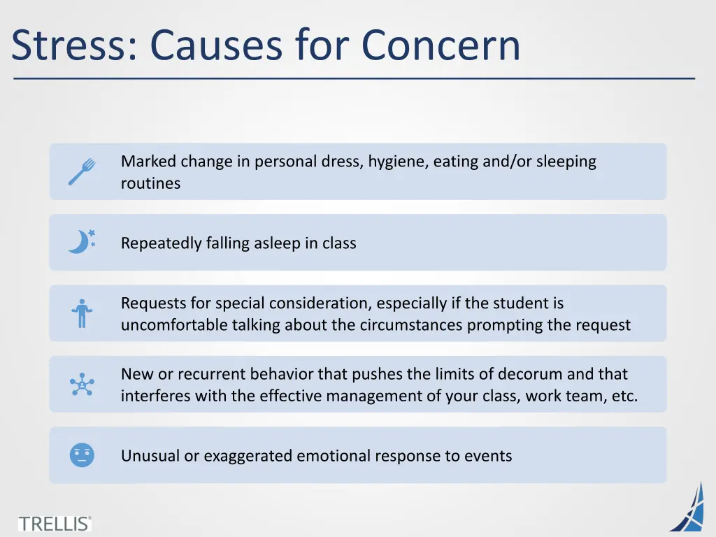 stress causes for concern 1