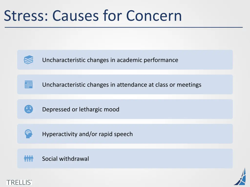 stress causes for concern