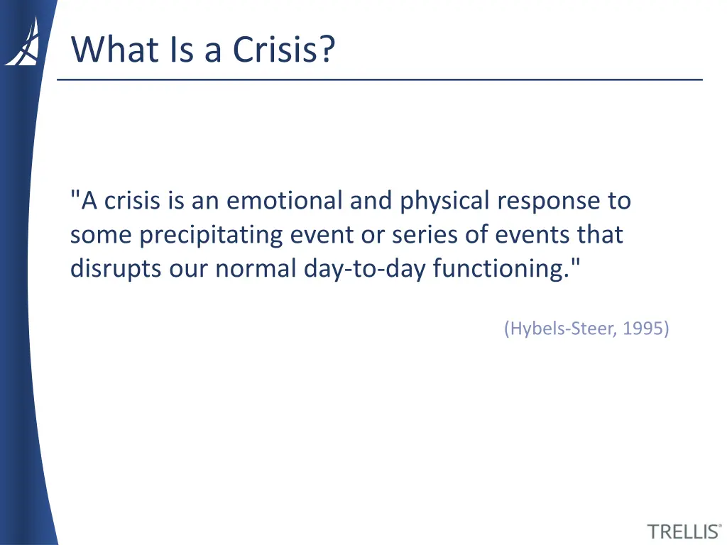 what is a crisis