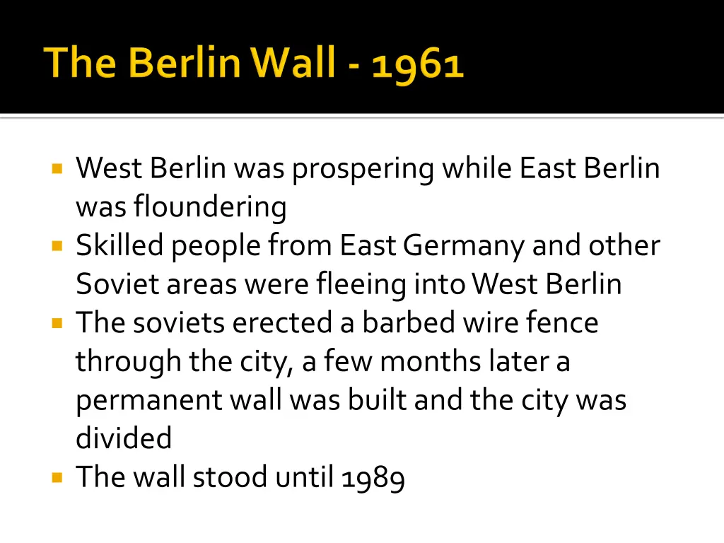 west berlin was prospering while east berlin