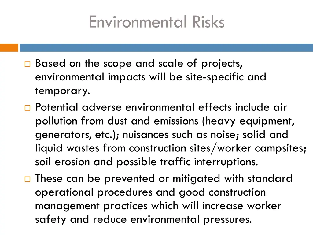 environmental risks 1