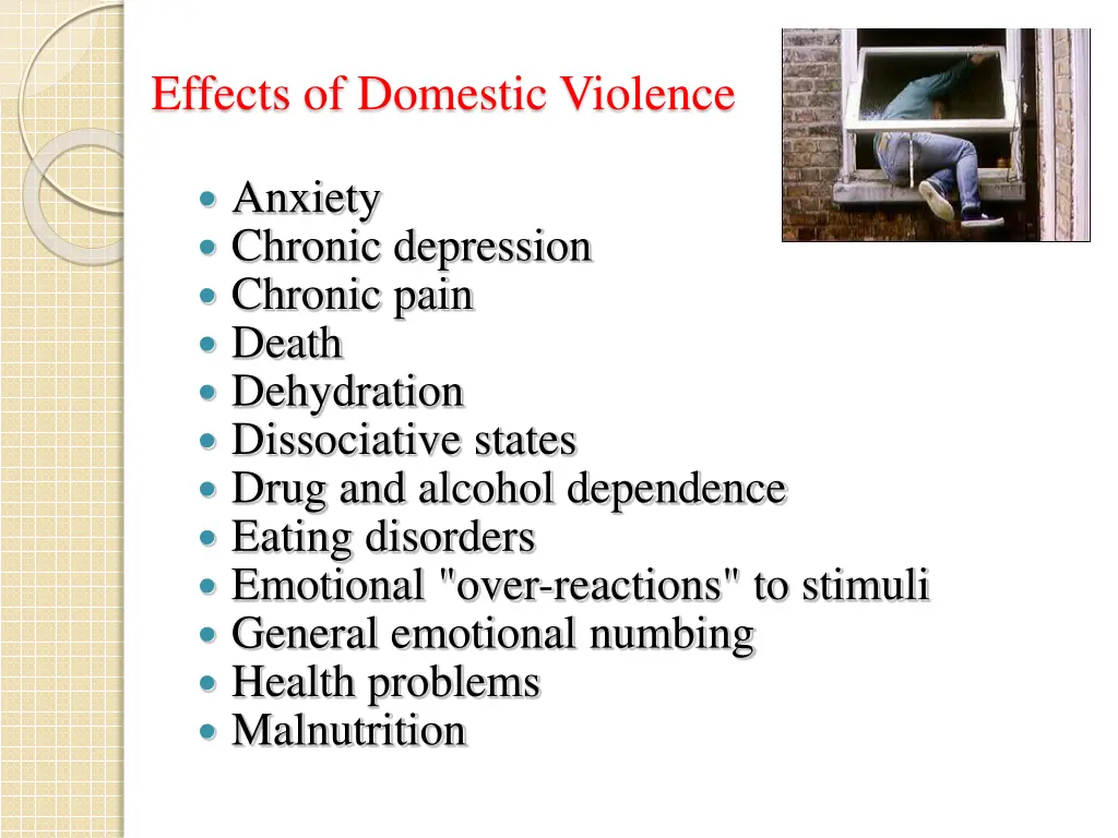 effects of domestic violence