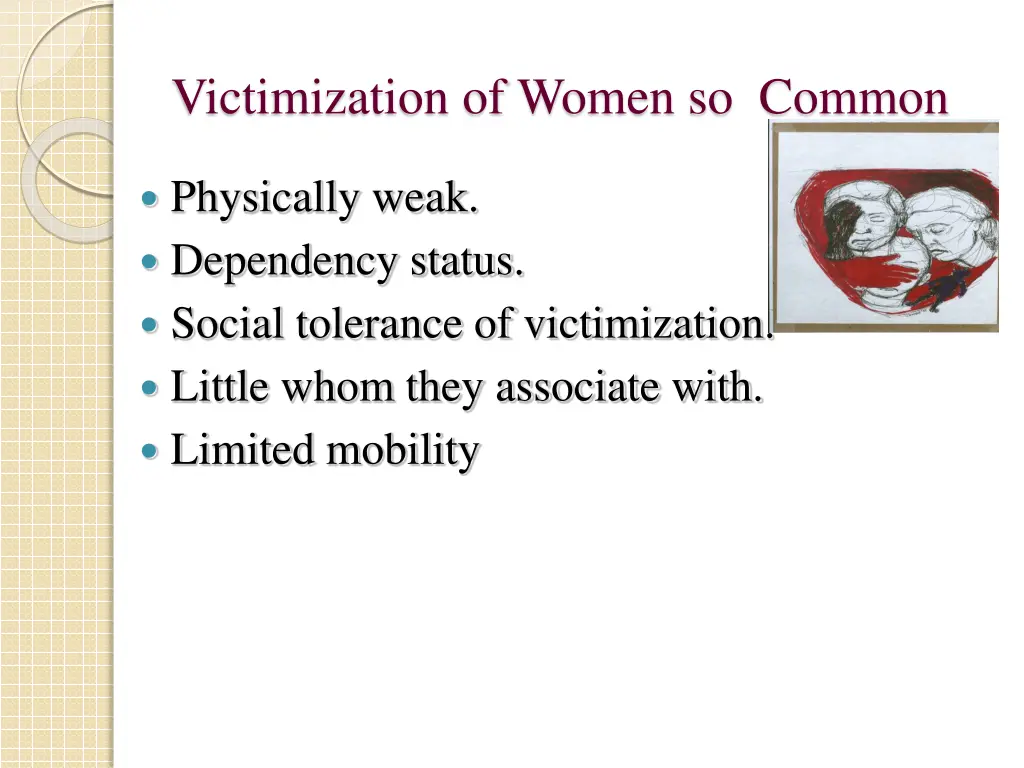 victimization of women so common