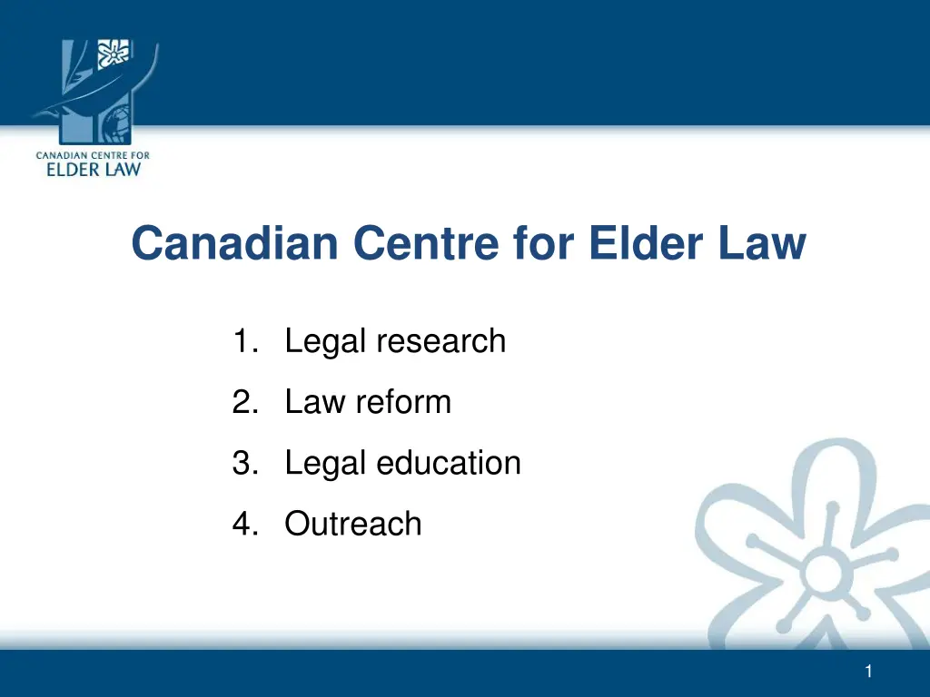 canadian centre for elder law