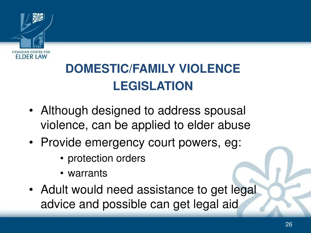 domestic family violence legislation