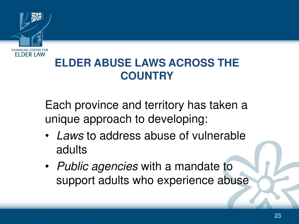 elder abuse laws across the country