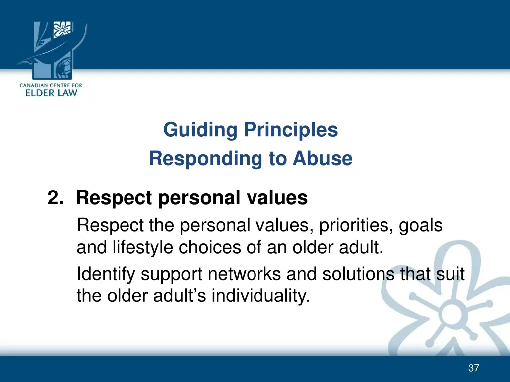 guiding principles responding to abuse 1