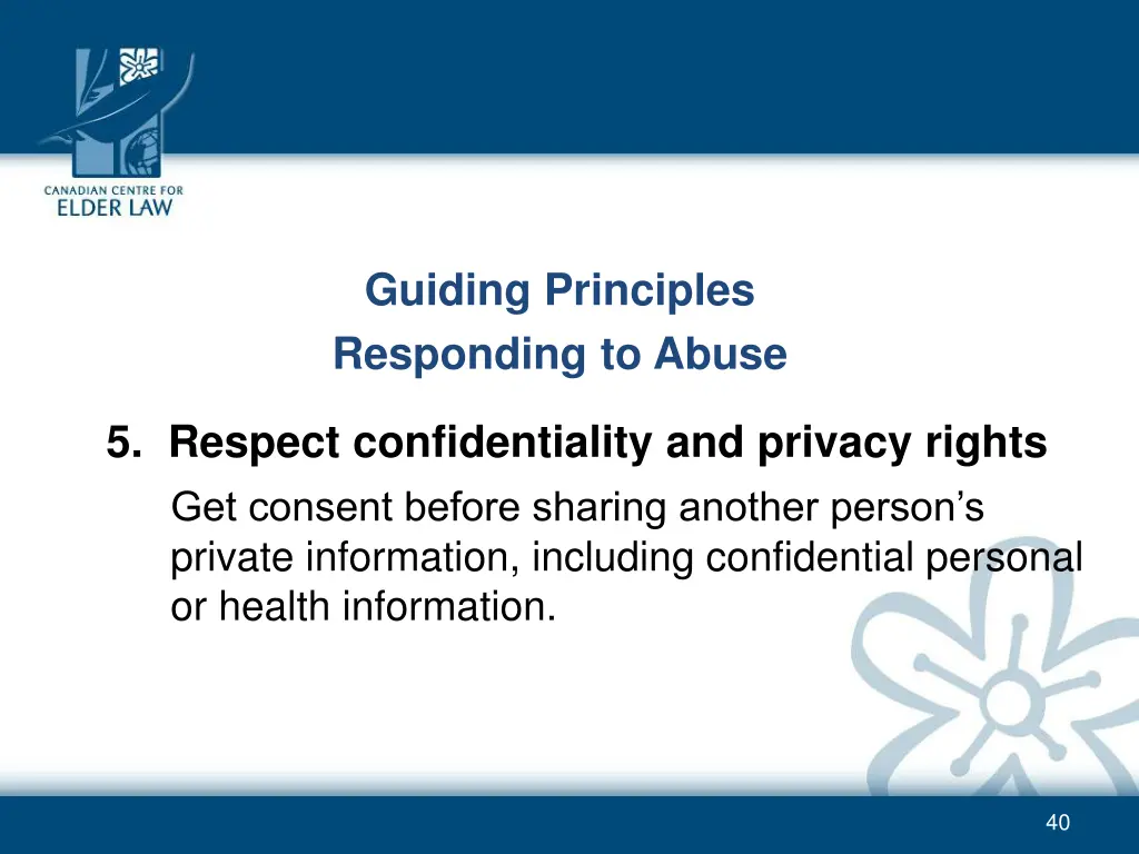 guiding principles responding to abuse 4