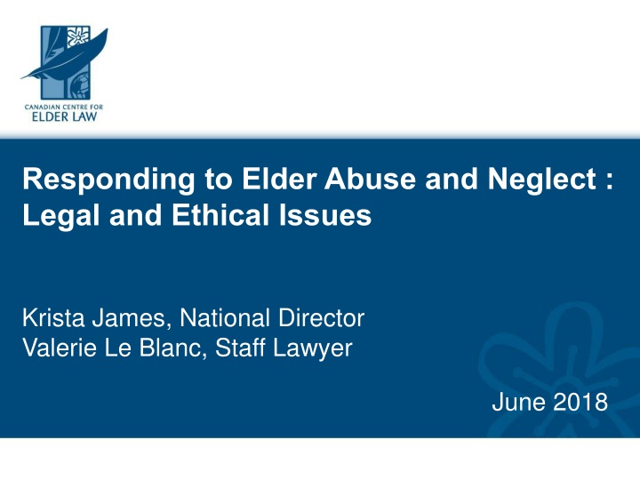 responding to elder abuse and neglect legal