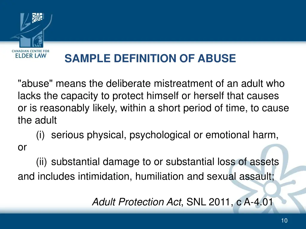 sample definition of abuse 1