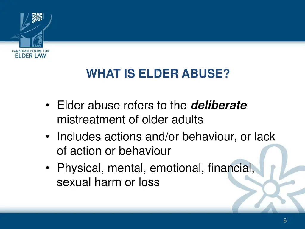 what is elder abuse