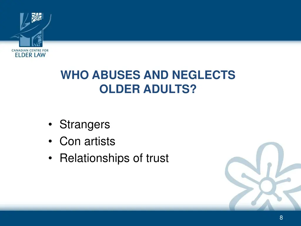 who abuses and neglects older adults