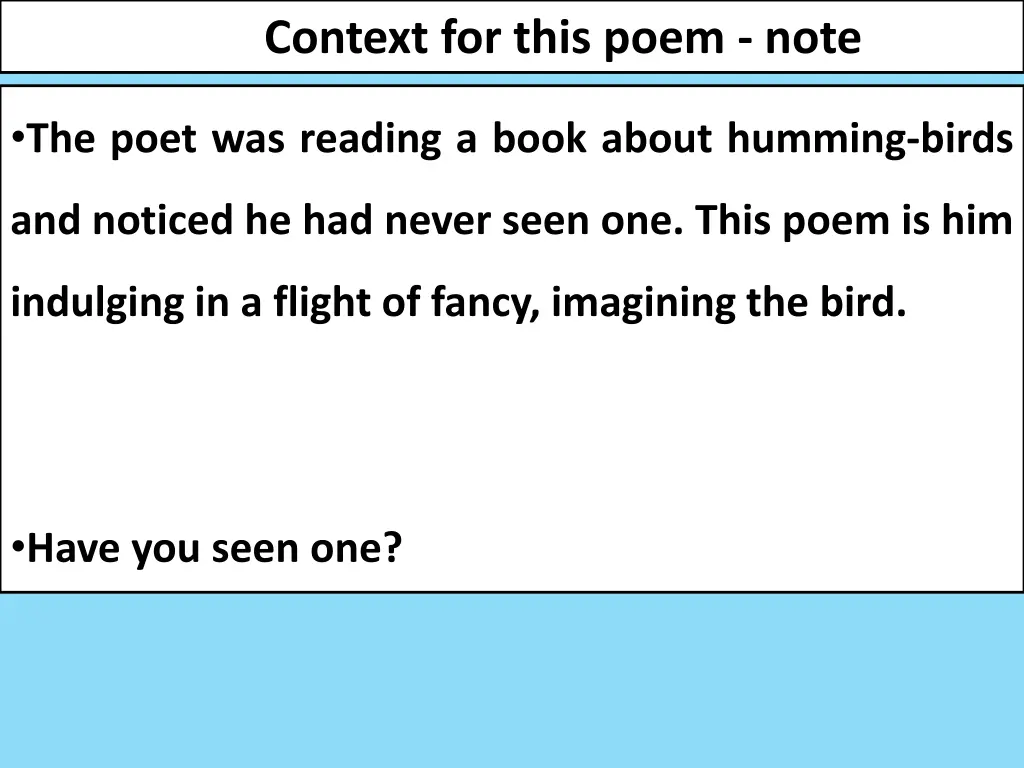 context for this poem note