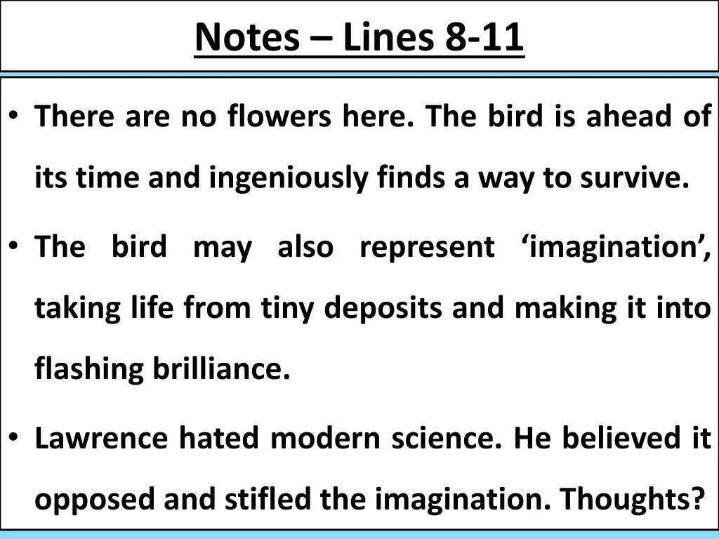 notes lines 8 11