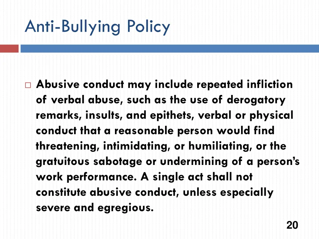 anti bullying policy 1