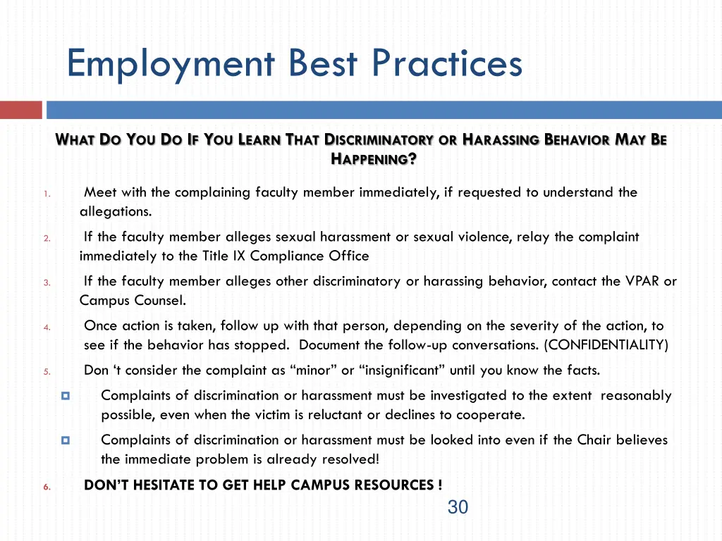 employment best practices