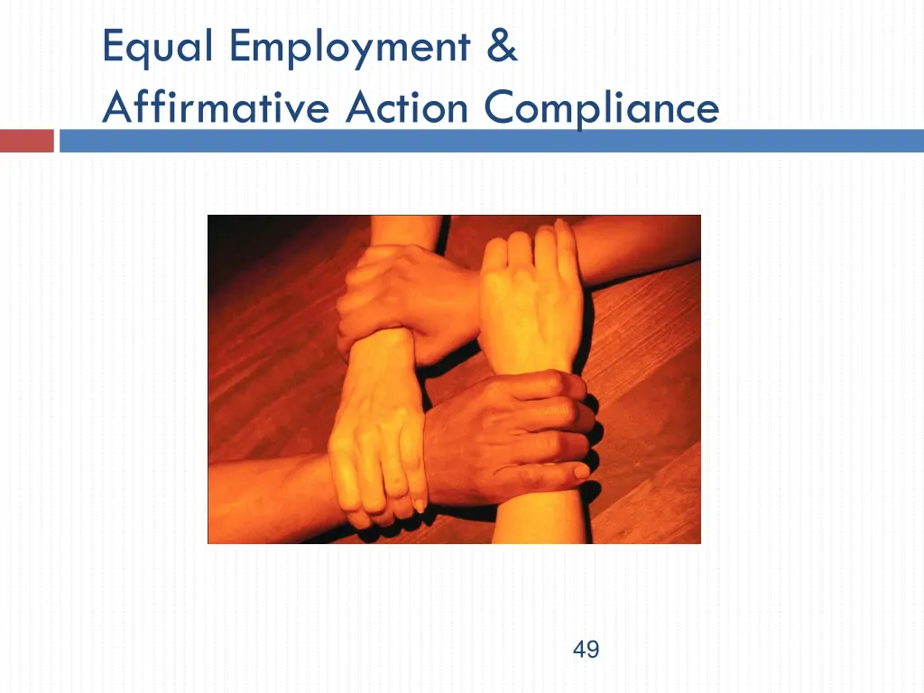 equal employment affirmative action compliance