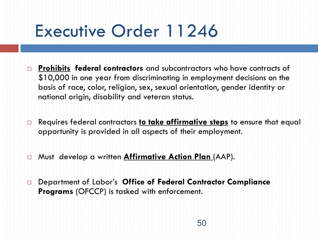 executive order 11246