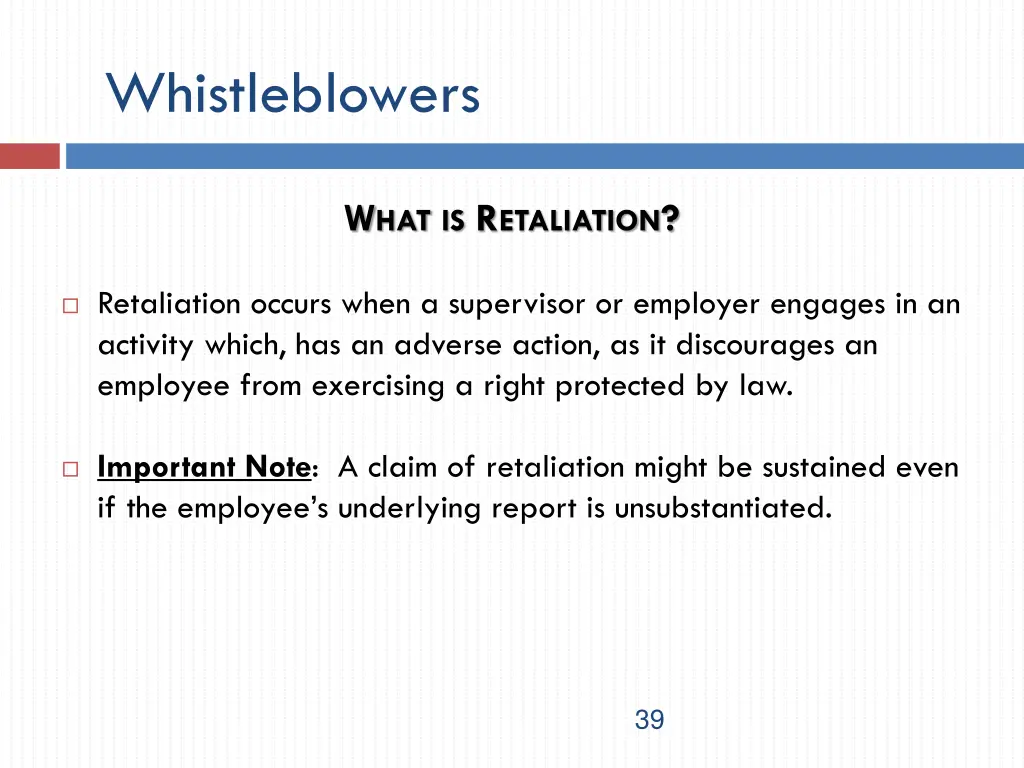 whistleblowers