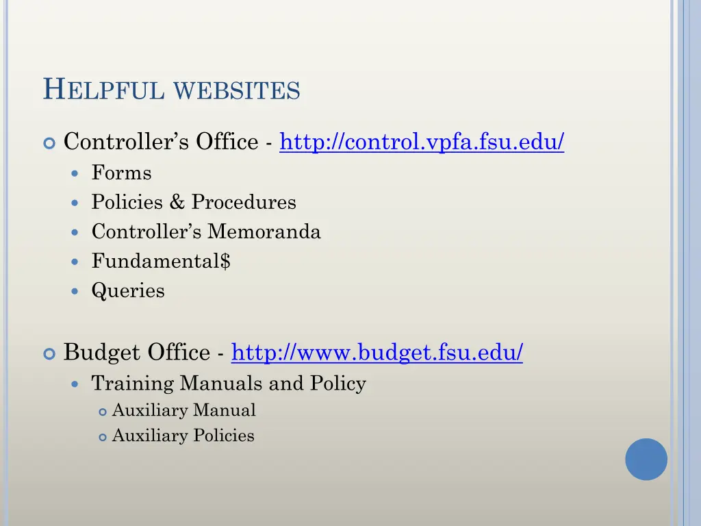 h elpful websites