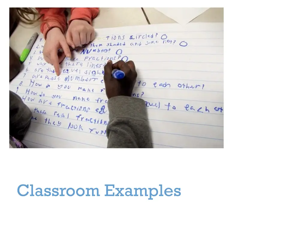 classroom examples