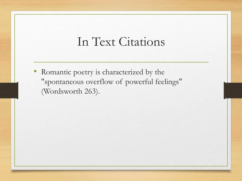 in text citations