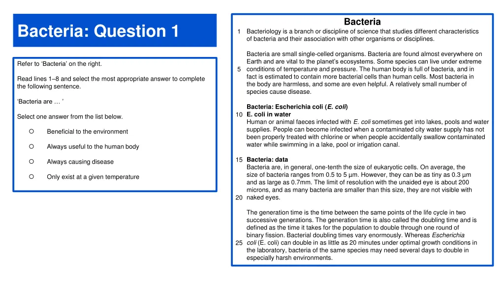 bacteria