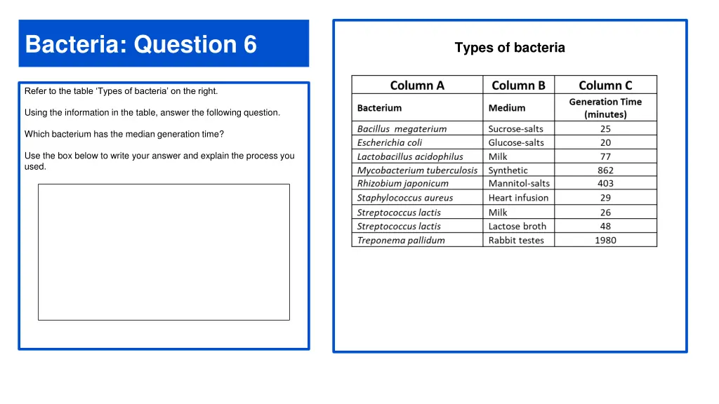 bacteria question 6