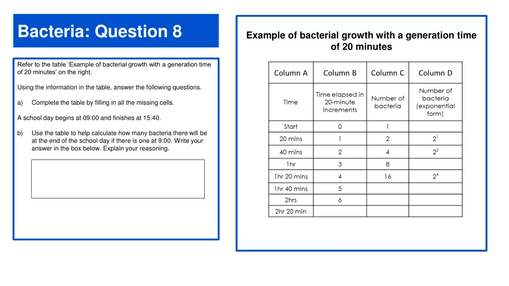 bacteria question 8