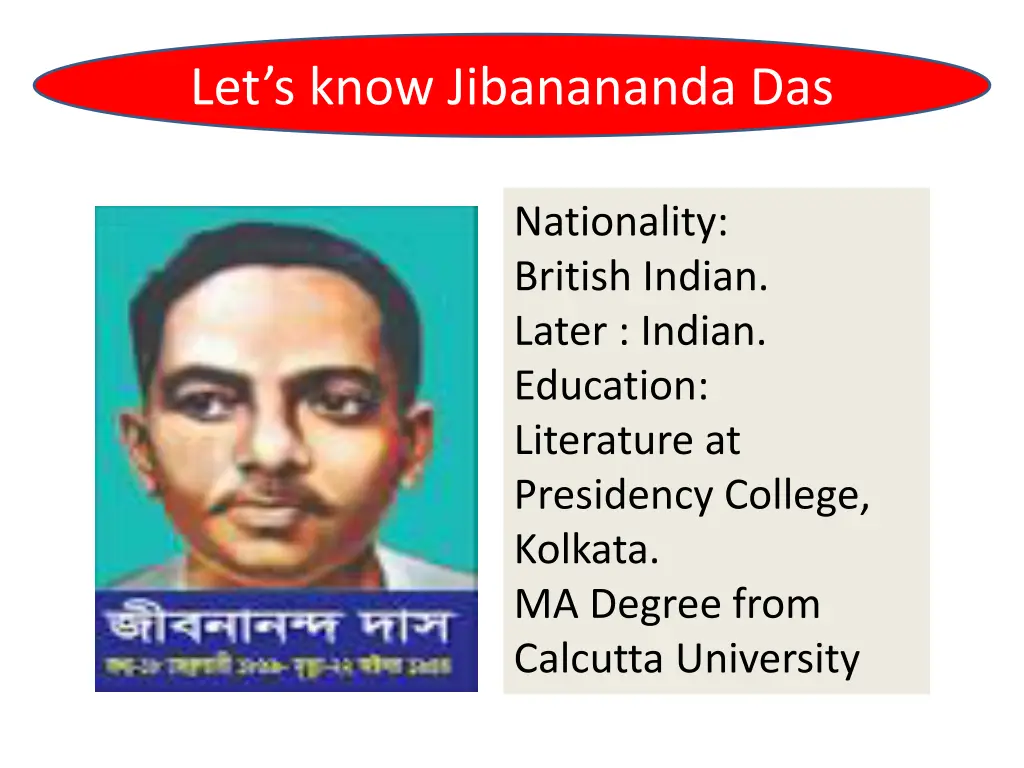 let s know jibanananda das 4