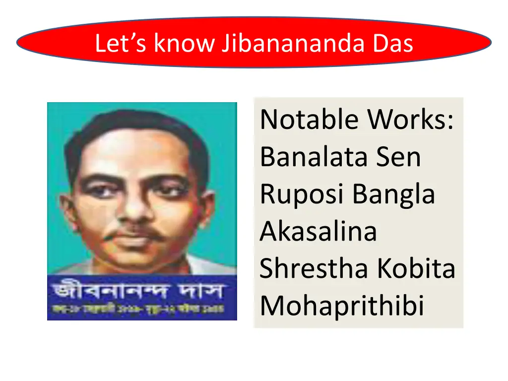 let s know jibanananda das 6